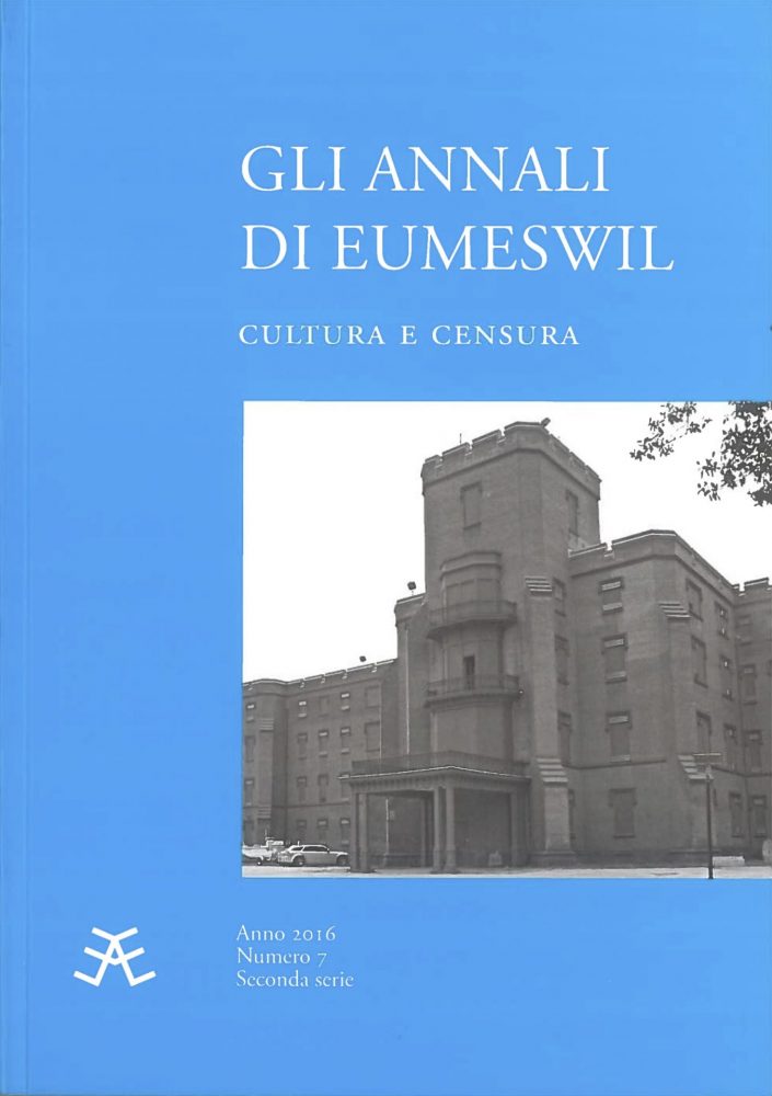 Gli Annali di Eumeswil 2016: Cultura e Censura