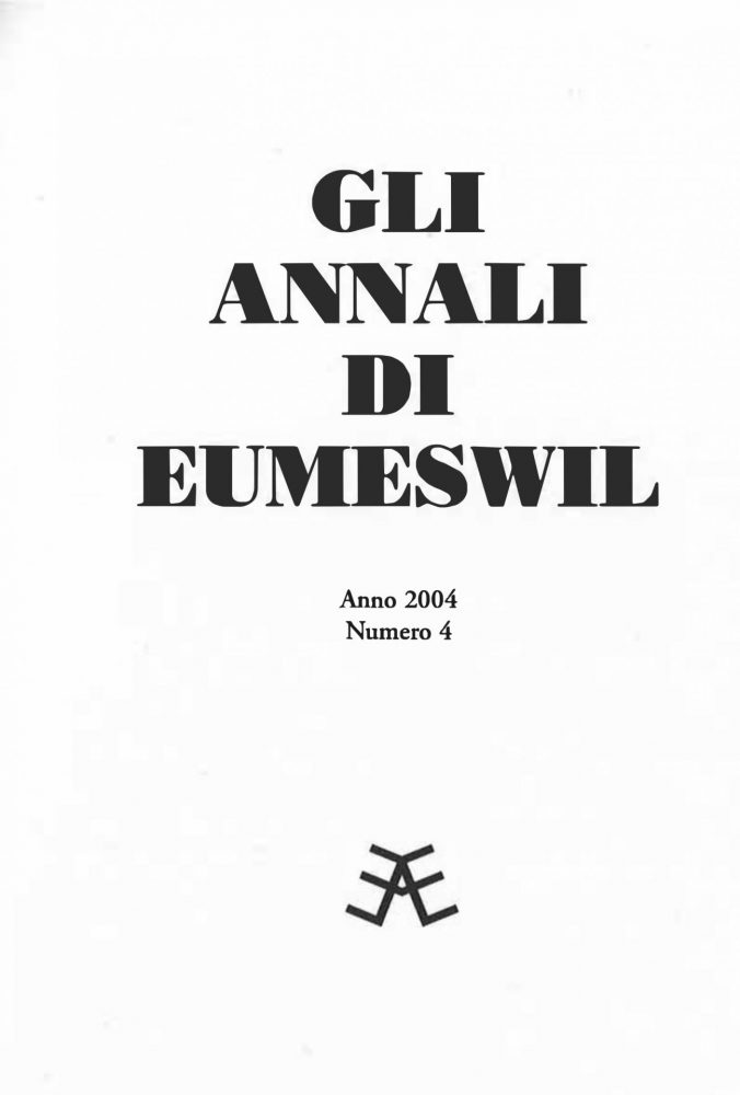 Gli Annali di Eumeswil 2003: Il Crimine